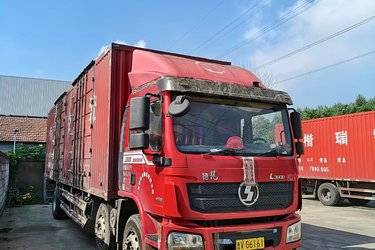 二手陕汽重卡 德龙L3000 标载版 300马力 6X2 9.5米厢式载货车(高顶)(液缓)(国五) 前四后四 潍柴二手载货车 黄牌图片