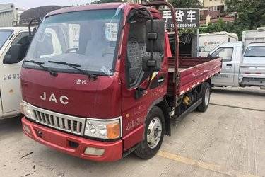 二手江淮 骏铃E3 95马力 3.7米单排栏板轻卡(万里扬)(国五) 单桥 全柴二手载货车 蓝牌图片