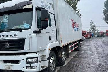 二手中国重汽 汕德卡SITRAK G5S重卡 豪华版 290马力 4X2 9.6米AMT自动档厢式载货车(国六) 单桥 曼二手载货车 黄牌图片