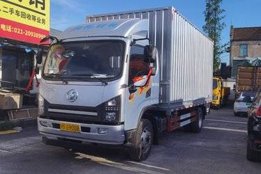 二手陕汽商用车 德龙G1 177马力 4X2 5.2米单排厢式载货车(国六) 单桥 玉柴二手载货车 黄牌