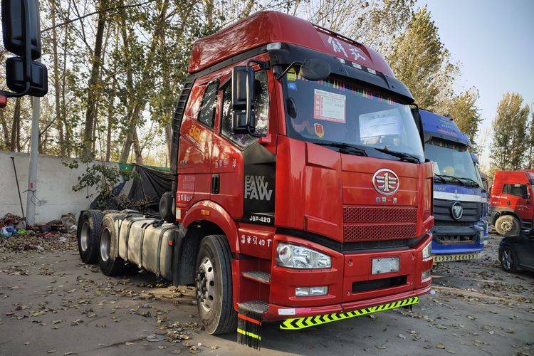 山东济宁二手牵引车 一汽解放j6p420马力转让出售_卡家二手车