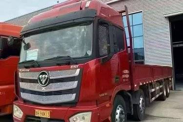 二手福田 欧曼EST 9系重卡 510马力 8X4 9.53米栏板载货车(国五) 前四后八 康明斯二手载货车 黄牌