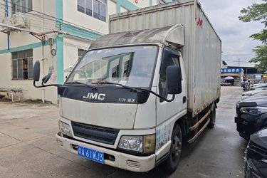 二手江铃 经典顺达 109马力 4.21米单排厢式轻卡(国四) 单桥 江铃二手载货车 蓝牌