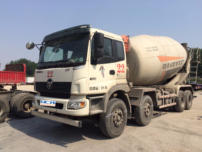 已售一年福田欧曼水泥罐车18方,国四,不过户