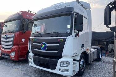 二手福田 欧曼GTL 6系重卡 460马力 4X2 AMT自动挡牵引车(国五) 单桥 康明斯二手牵引车 黄牌图片