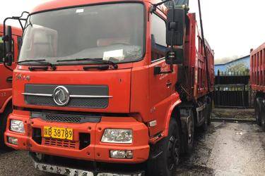 二手东风商用车 天锦重卡 310马力 8X4 6.2米自卸车(国五) 前四后八 玉柴二手自卸车 黄牌图片