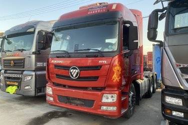 二手福田 欧曼GTL 北方版 470马力 6X4 牵引车(国六) 双驱 康明斯二手牵引车 黄牌图片