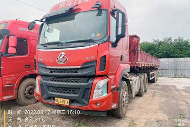 二手东风柳汽 乘龙H5重卡 460马力 6X4牵引车(国五) 双驱 玉柴二手牵引车 黄牌图片