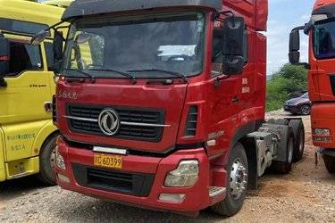 二手东风商用车 天龙重卡 2018款新启航版 450马力 6X4牵引车(国五) 双驱 雷诺二手牵引车 黄牌图片
