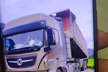 二手东风商用车 天龙KC重卡 520马力 6X4 6.2米自卸车(国五) 后八轮 康明斯二手自卸车 黄牌