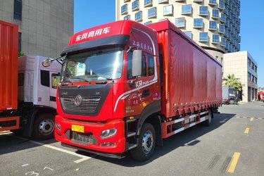 二手东风商用车 天锦KR PLUS 290马力 4X2 9.8米厢式载货车(国六) 单桥 东风康明斯二手载货车 黄牌图片