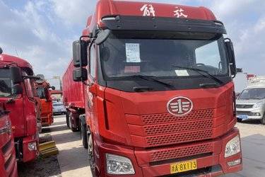 二手青岛解放 JH6重卡 高效物流型 460马力 6X4牵引车(国五) 双驱 潍柴二手牵引车 黄牌图片