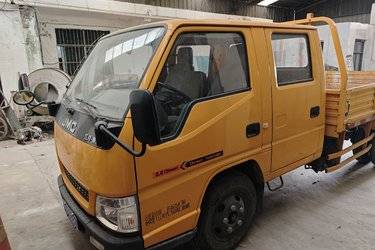 二手江铃 顺达窄体 116马力 2.14米双排栏板轻卡(国五) 单桥 江铃二手载货车 蓝牌