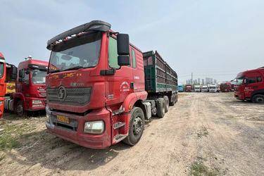 二手陕汽重卡 德龙新M3000 轻量化版 400马力 6X4牵引车(国五) 双驱 潍柴二手牵引车 黄牌图片