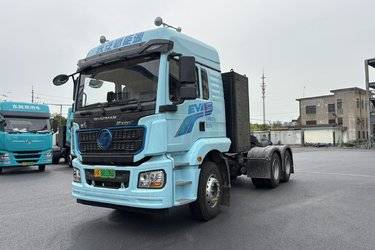二手陕汽重卡 德龙M3000E 轻量化版 6X4 纯电动牵引车  二手电动卡车电动牵引车
